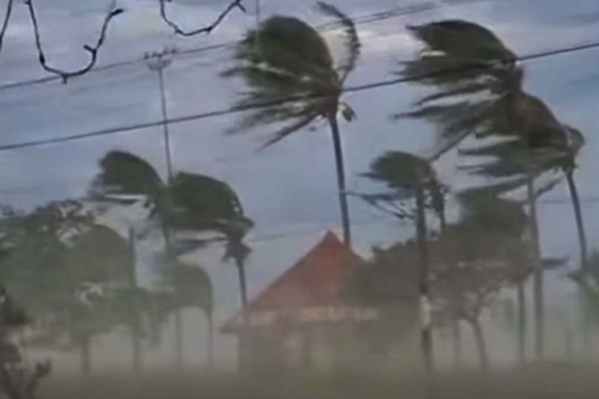 Cidade de Santos, no litoral de São Paulo, registra ventos de 109 km/h