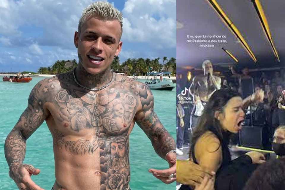 VÍDEO - Mc Pedrinho defende fã que é atacada durante show