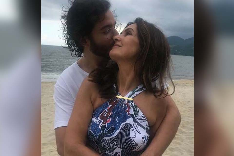 Fátima Bernardes faz declaração amorosa para Túlio Gadêlha
