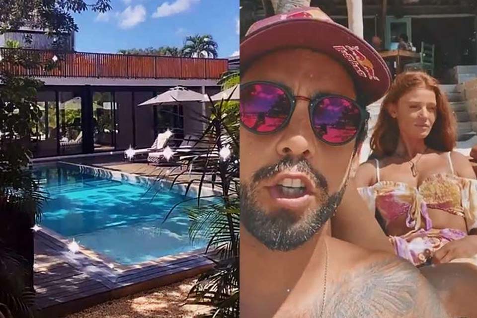 Pedro Scooby e Cinthia Dicker se hospedam em resort de R$ 1.5 mil por dia em Tulum, no México