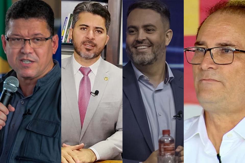 Rocha, Rogério, Léo e Daniel: quarteto aposta nas mídias sociais para governar Rondônia; e ‘‘nanicos’’ tentam ocupar espaço