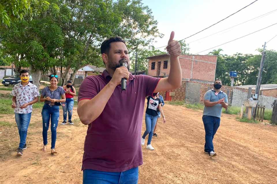 Samuel Costa realiza caminhada e apresenta propostas para a Zona Sul de Porto Velho