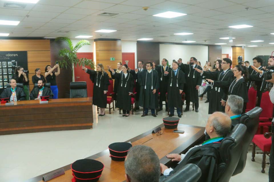Harmonia entre Poderes marca posse de novos juízes substitutos em Rondônia