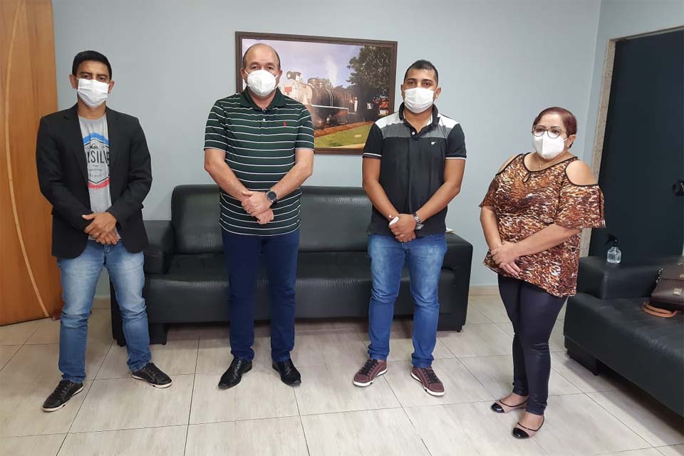 Presidente da Câmara de Porto Velho recebe cúpula administrativa da Casa de Leis municipal de Guajará-Mirim