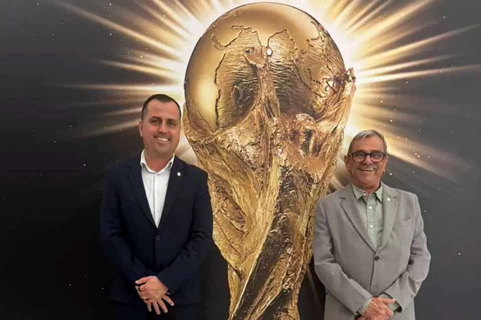 Presidente da FFER discute futebol brasileiro e rondoniense durante visita escritório da CBF em Miami