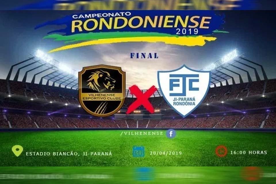 Federação confirma Ji-Paraná x Vilhenense no sábado