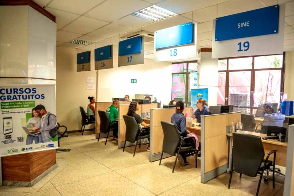 Governo de Rondônia inicia ano com oferta de mais de 2 mil vagas de emprego disponíveis no Sine Estadual