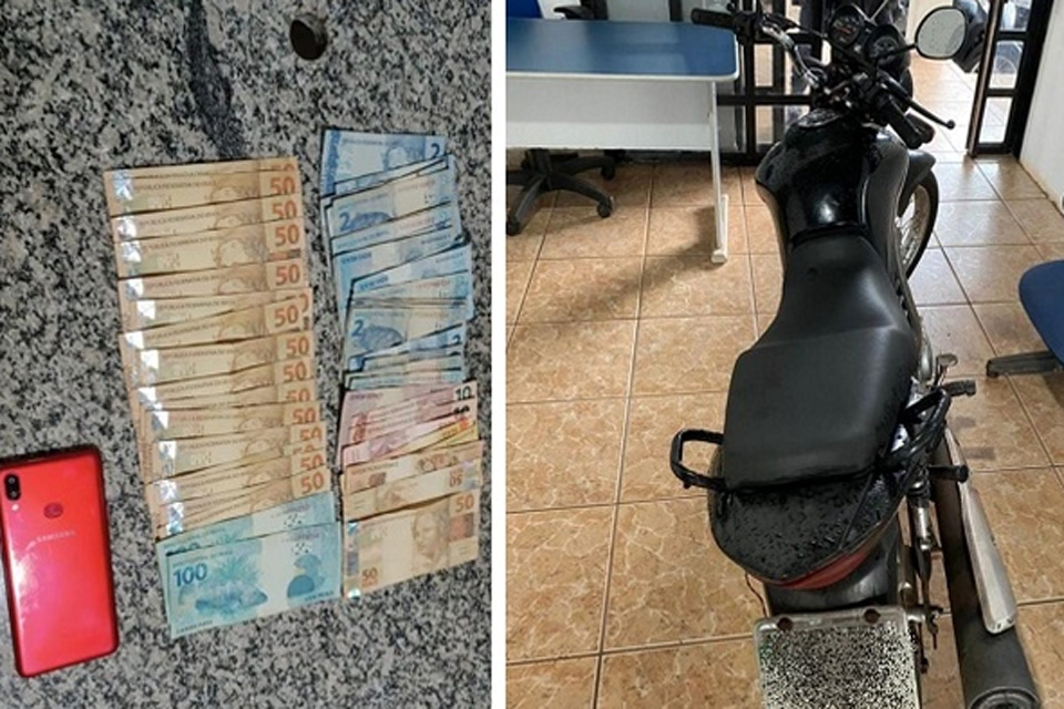 Acusado de assaltar vítimas na RO-387 é detido após ação rápida da PM