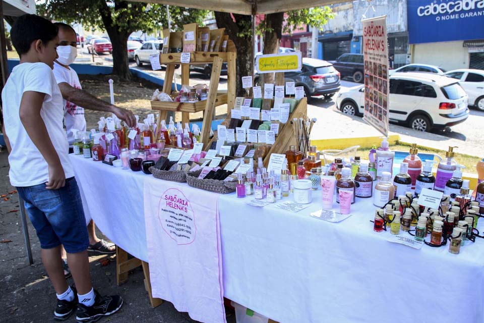 Consumidores podem adquirir presentes do Dia dos Pais durante as feiras do Giro Empreendedor em Porto Velho