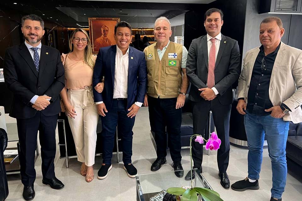 Deputado Expedito Netto se reúne com Ministro da Saúde para tratar de liberação de recursos para o município de Cacoal