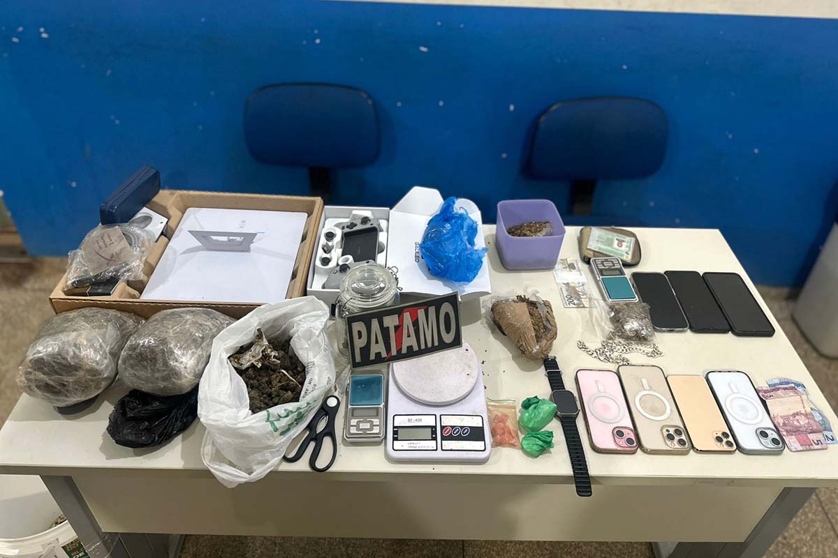 Ação do Patamo em Vilhena desarticula dois pontos de venda de drogas