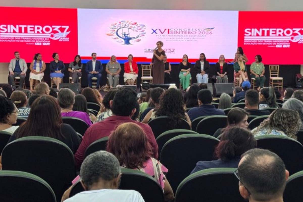 16º Congresso Estadual de Educação do SINTERO reúne 600 participantes com representantes das 11 regionais em Porto Velho