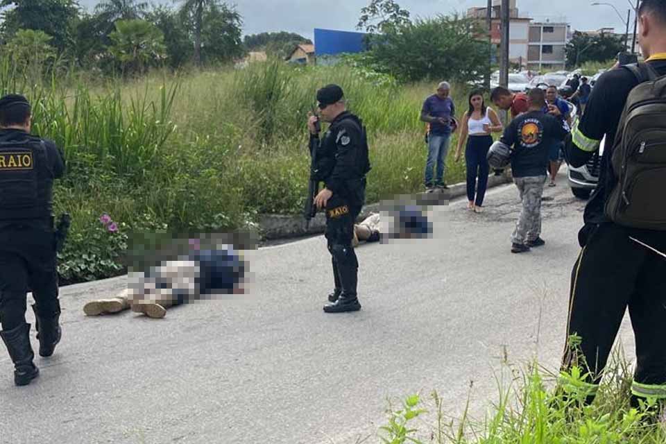 Vídeo mostra momento em que dois policiais rodoviários são assassinados na BR-116 em Fortaleza