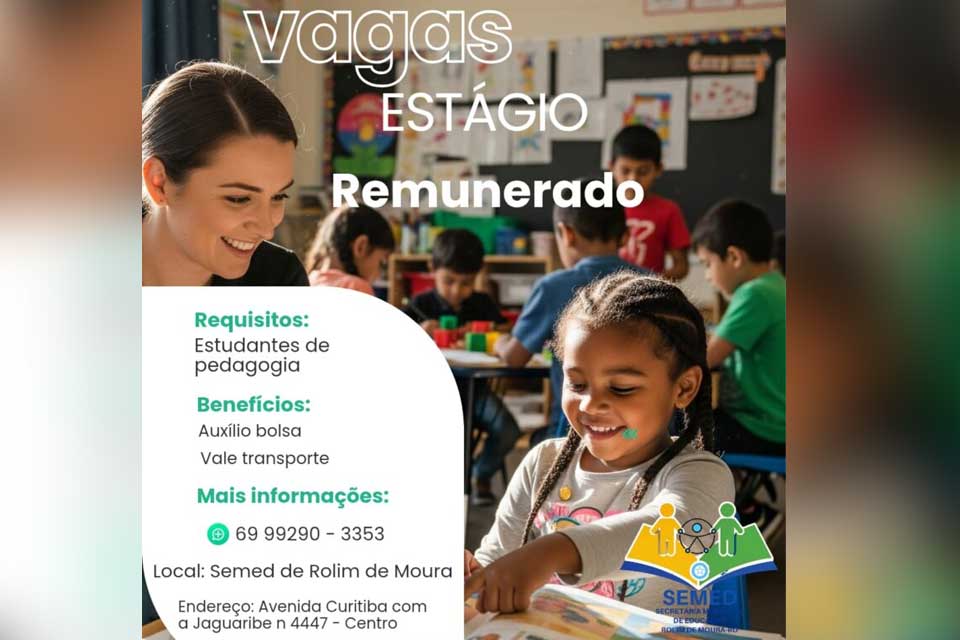 Semed e CIEE firmam parceria para oferta de estágios a estudantes de Pedagogia