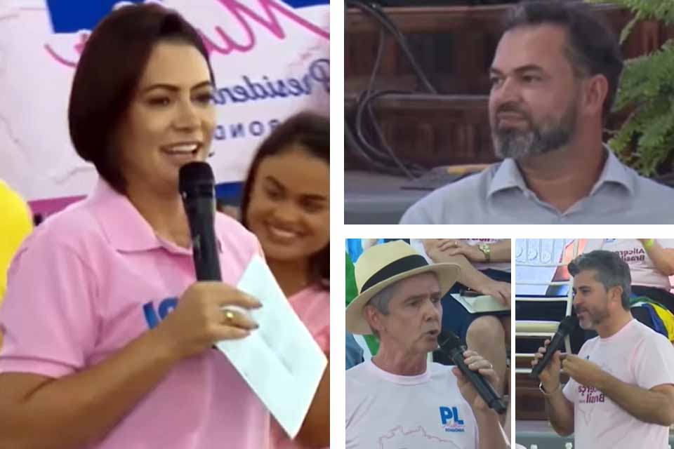 Michelle Bolsonaro rechaça concorrer à Presidência e reafirma pré-candidatura de Bruno Scheid ao Senado