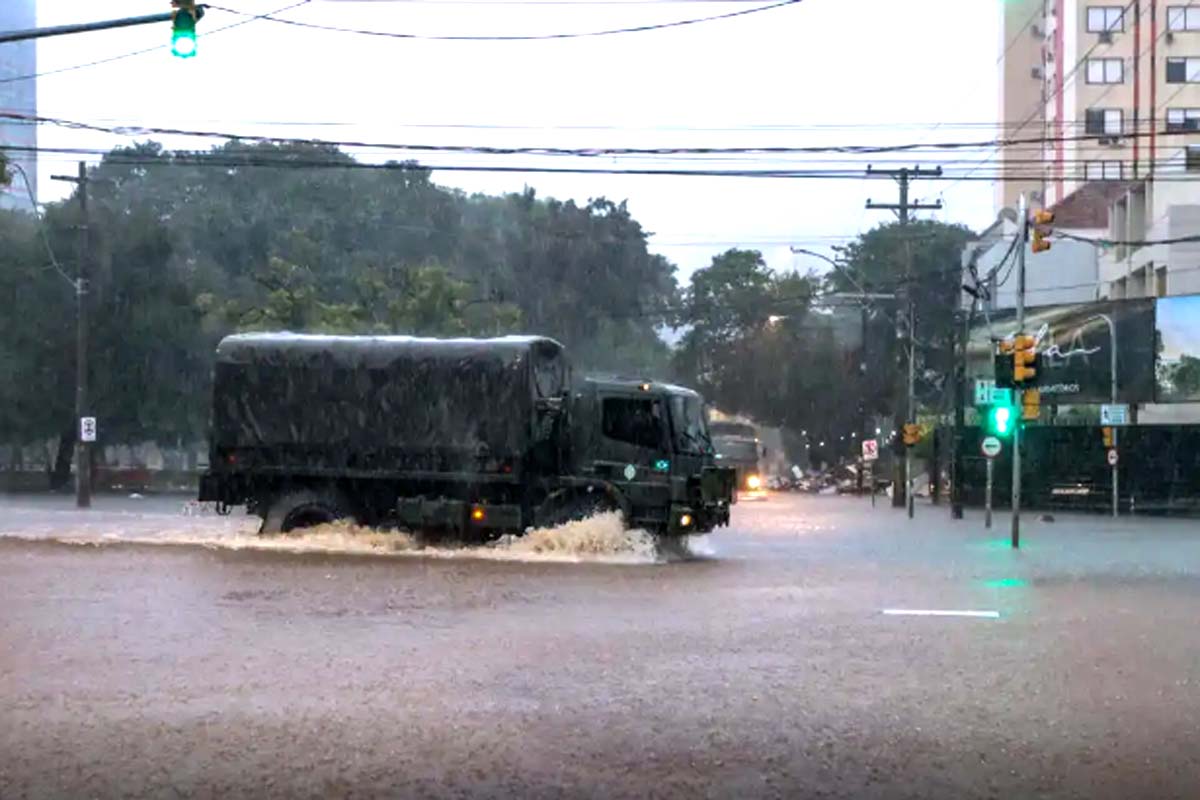 Inmet alerta para grande perigo de tempestade no Sul do país