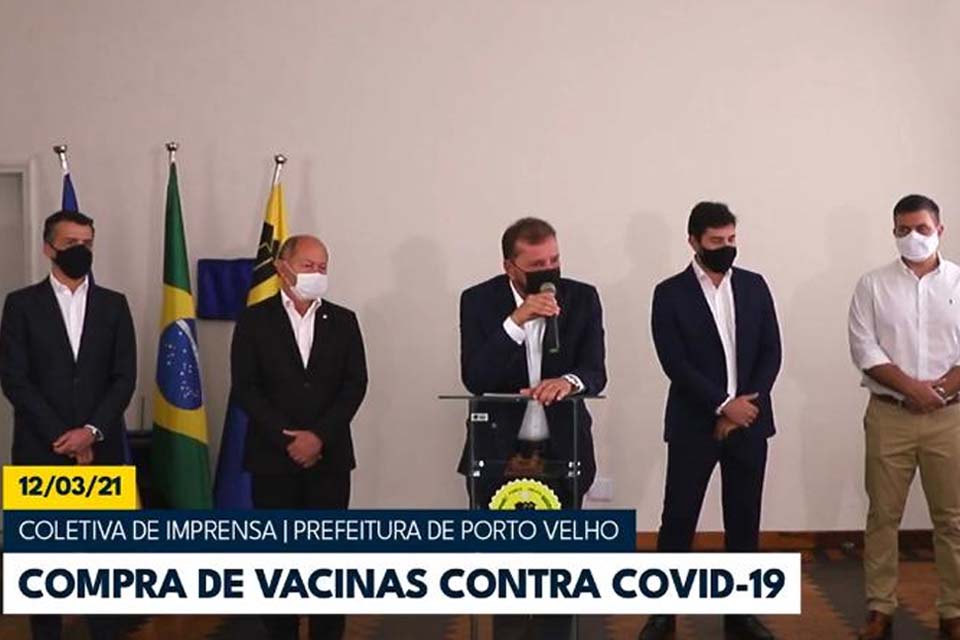 Covid-19: Prefeito Hildon Chaves anuncia acordo por 400 mil doses da vacina Astrazeneca/Oxford