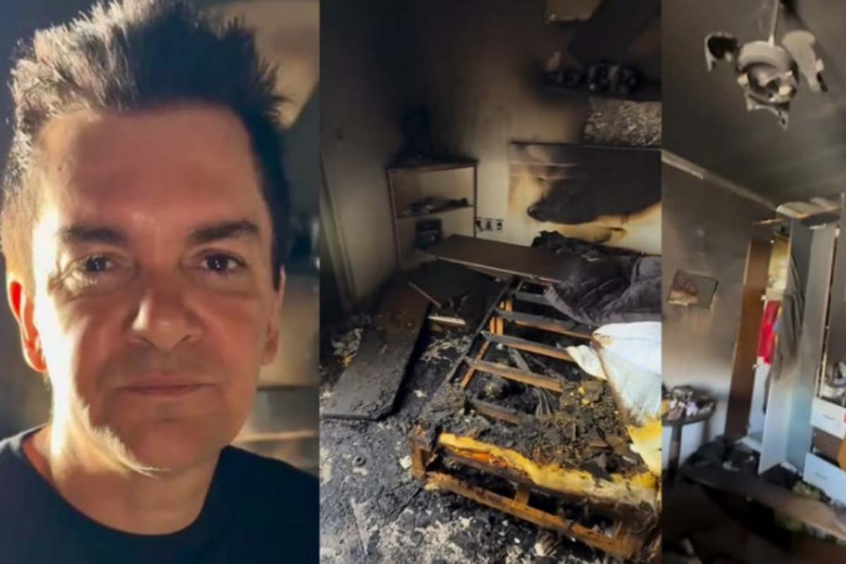 Casa de Regis Danese é atingida por incêndio; cantor relata livramento
