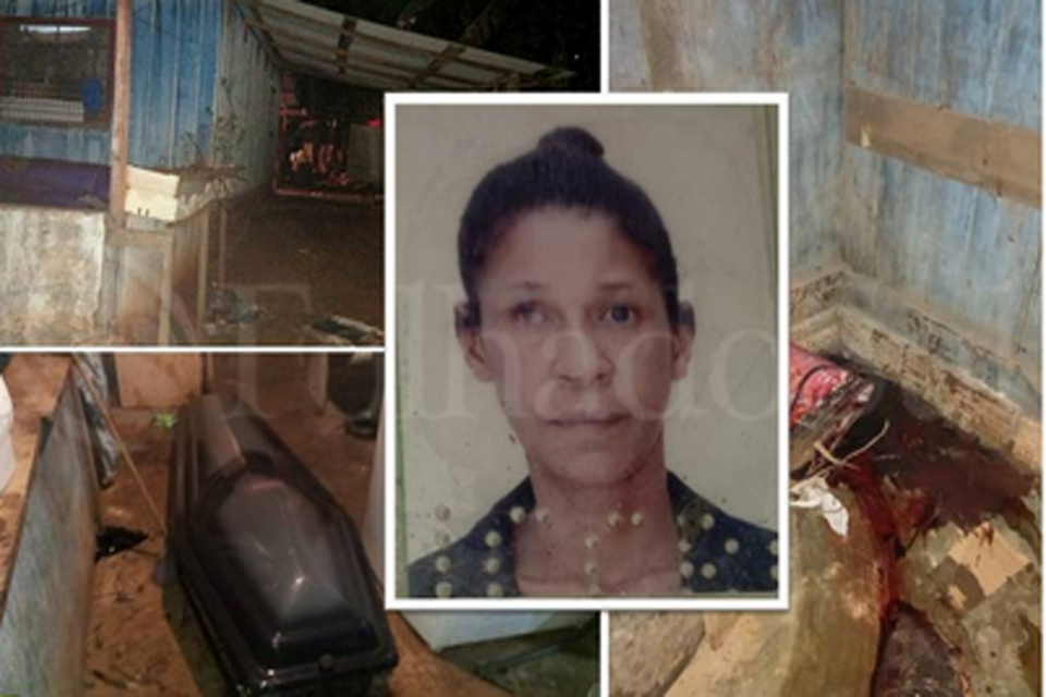  Mulher de 46 anos é assassinada com 07 facadas no pescoço 