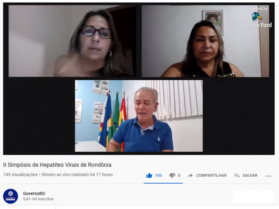 Mais de 20 municípios participam do primeiro dia do ll Simpósio de Hepatites Virais em Rondônia