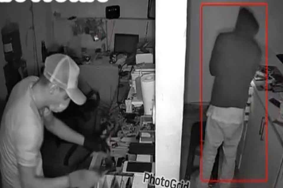 Bandidos fazem buraco na parede e furtam duas lojas na zona leste