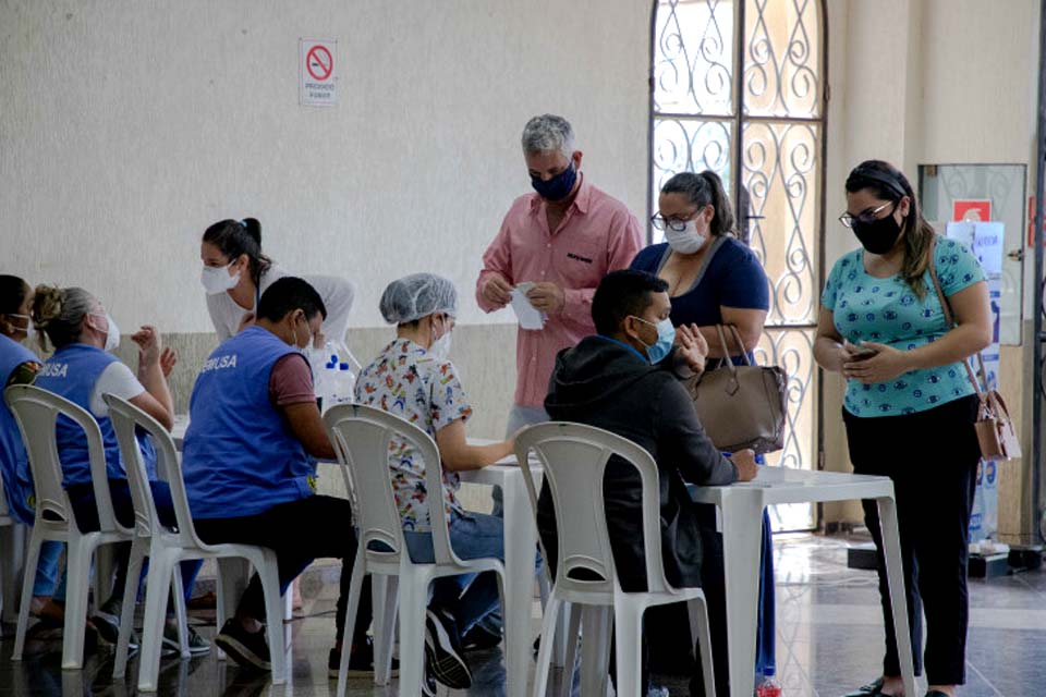 Prefeitura de Porto Velho segue com vacinação da primeira dose em trabalhadores de saúde