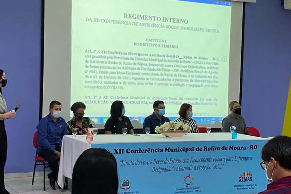 CMAS em parceria como a Semas realiza a 12ª Conferência Municipal de Assistência Social