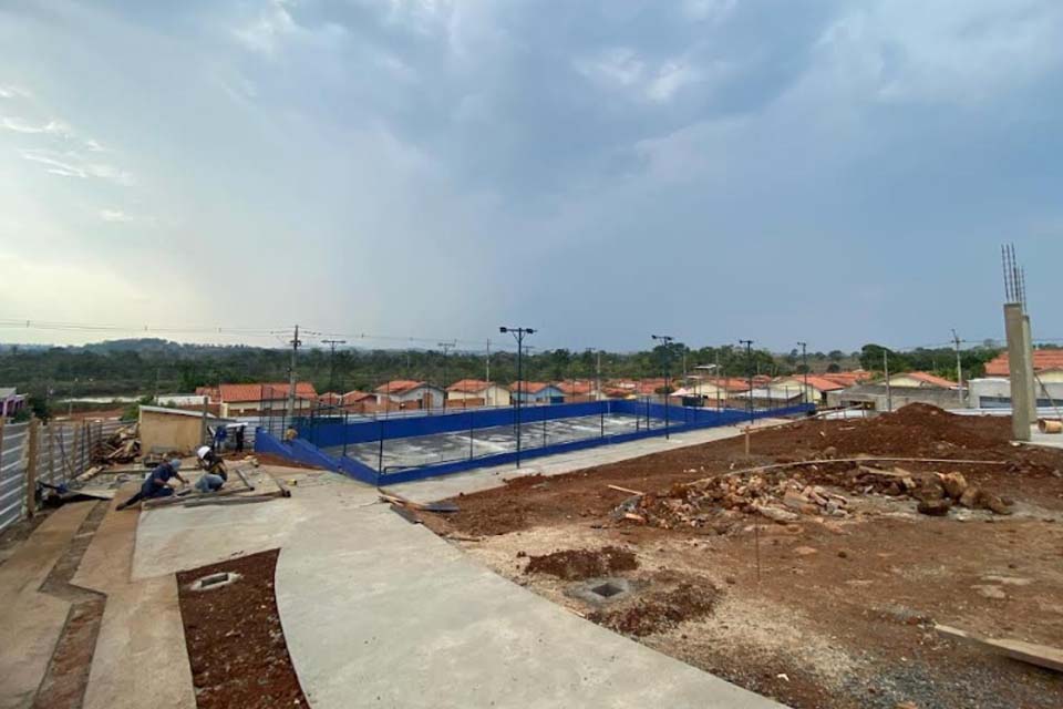 Jaru: Bairro Jardim Europa terá quadra de esportes e praça pública