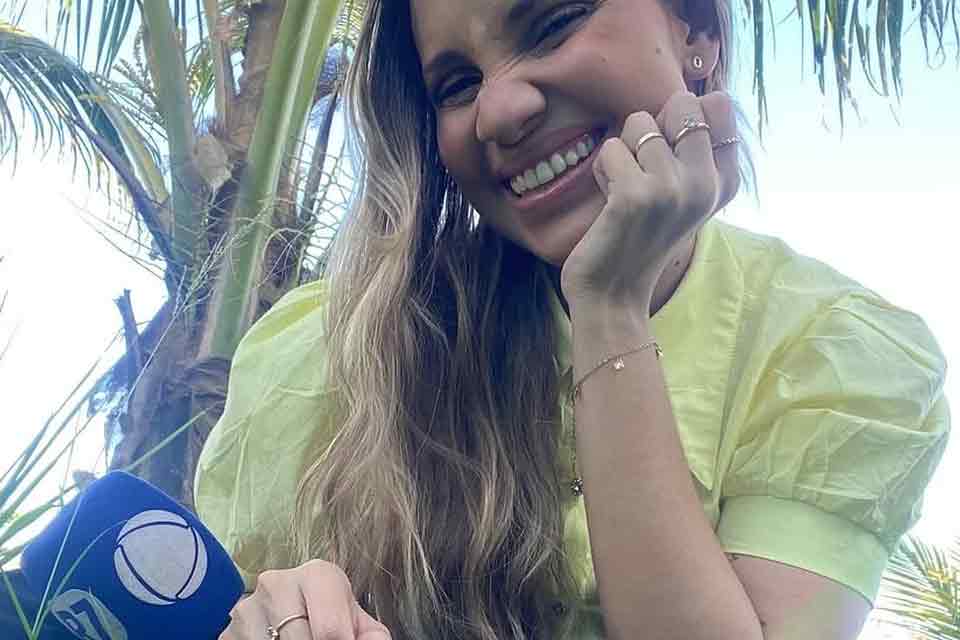 Repórter entra em trabalho de parto ao vivo em programa da Record TV: “Minha pequena que está querendo chegar”