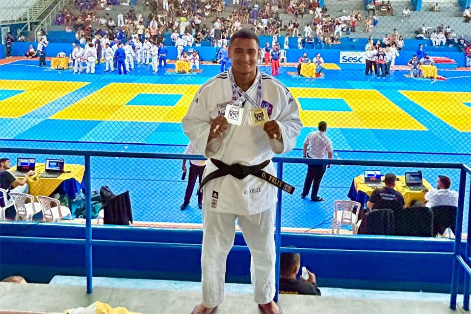 Judoca jaruense se consagra campeão e vice no Brasileiro de Ligas de Judô em Recife