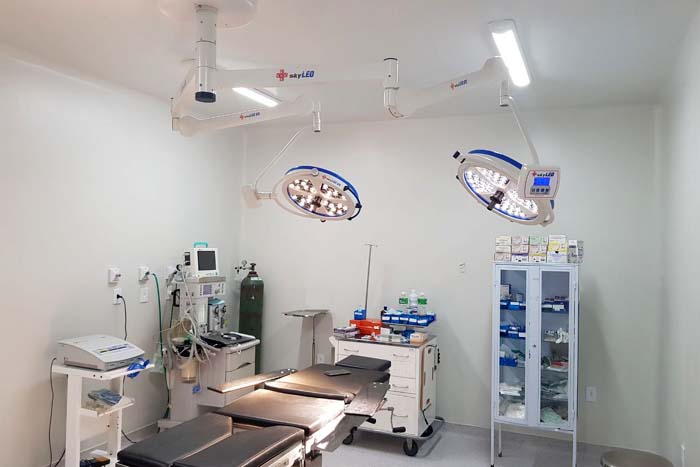 Centro cirúrgico do hospital municipal recebe modernos aparelhos de foco cirúrgico