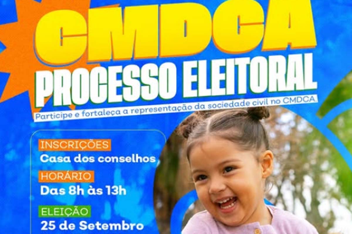 Entidades que atuam na defesa dos direitos de crianças e adolescentes  podem se inscrever no Processo Eleitoral do CMDCA