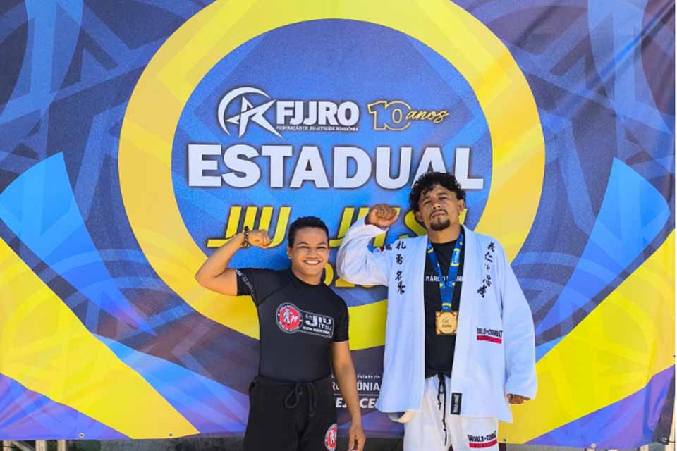 Atletas jaruenses conquistam medalhas no Estadual de Jiu-Jitsu, em Porto Velho