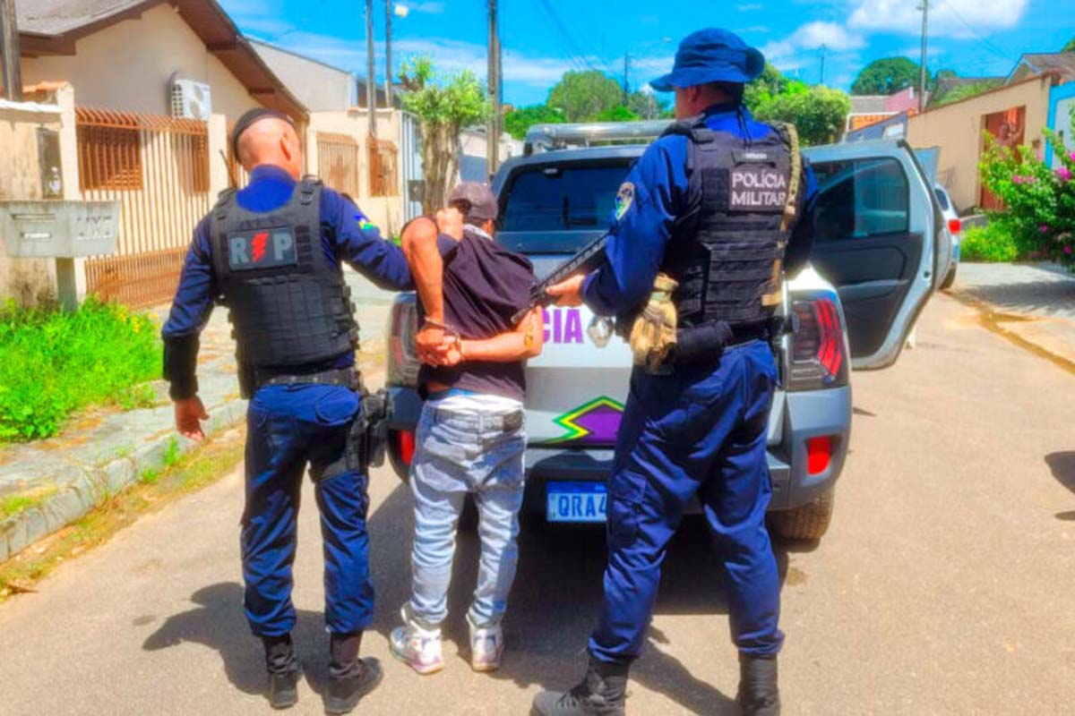 Polícia Militar prende acusado de violência sexual em Ji-Paraná