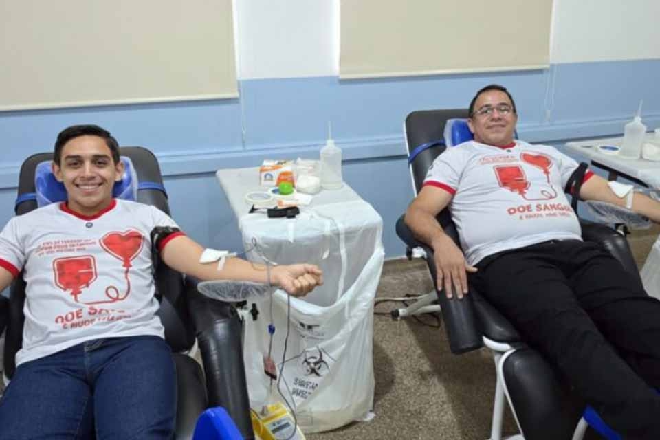 Coleta Itinerante reúne 198 voluntários durante ação de doação de sangue em São Miguel do Guaporé