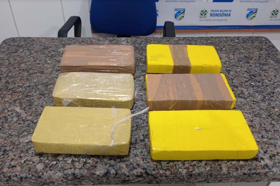 Polícia Militar apreende grande quantidade de drogas em Cacoal