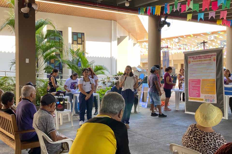 Prefeitura de Porto Velho leva ação de saúde para idosos na Paróquia São Luiz Gonzaga