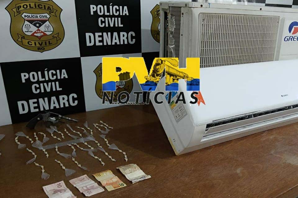Denarc fecha boca de fumo e prende traficante com cocaína e arma de fogo