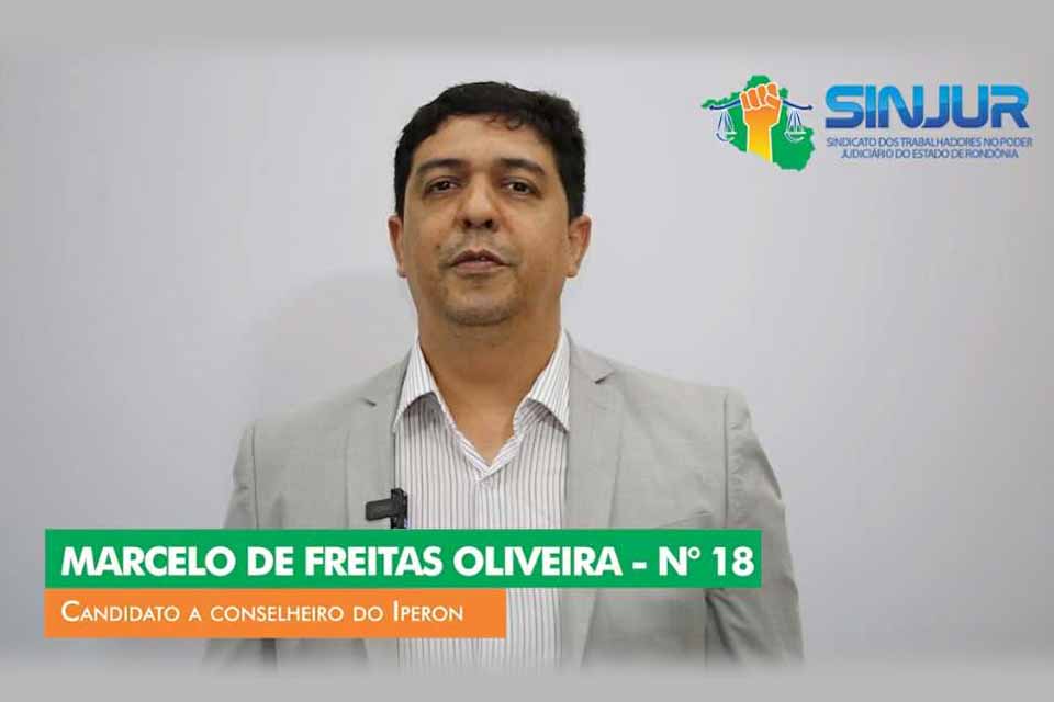 SINJUR apoia Marcelo de Freitas Oliveira como candidato ao Conselho de Administração do IPERON