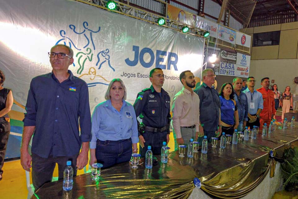 Fase macrorregional metropolitana dos Jogos Escolares de Rondônia é aberta na Zona da Mata