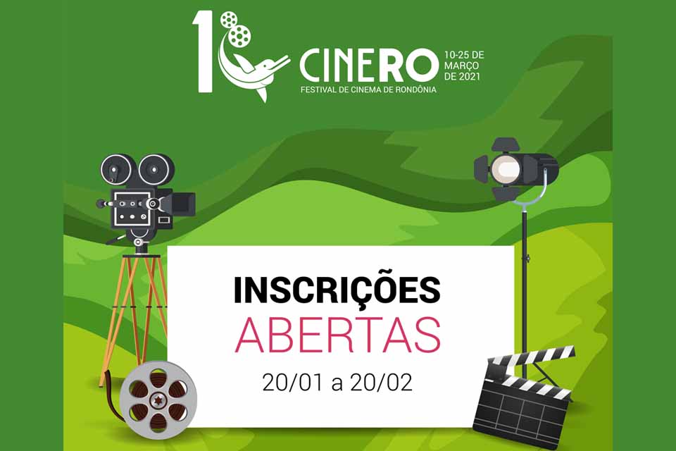 Inscrições abertas para a primeira edição do Festival de Cinema de Rondônia (Cine RO)