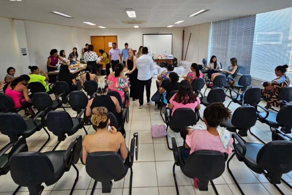 Prefeitura de Ariquemes realiza a entrega de 33 kits natalidade, através do Programa “Gestar”.