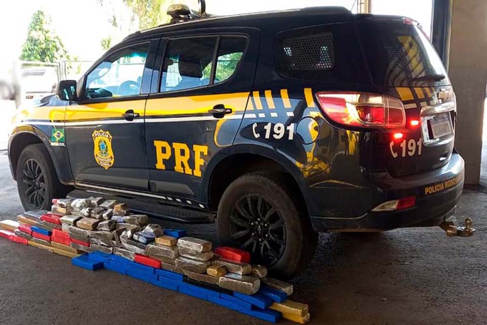 PRF apreende quase 150 KG de Maconha em Ji-Paraná