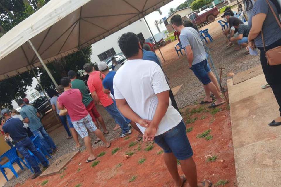 Grande número de infectados mostra que Covid-19 voltou com força no município