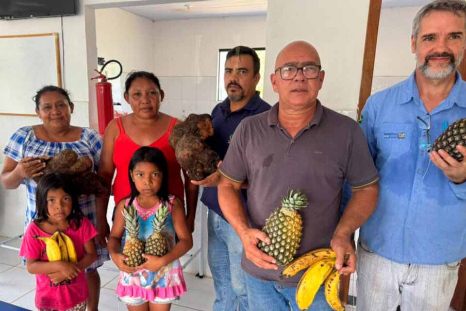 Governo de Rondônia fortalece segurança alimentar com entrega do PAA Indígena à comunidade Arara-Karo em Ji-Paraná