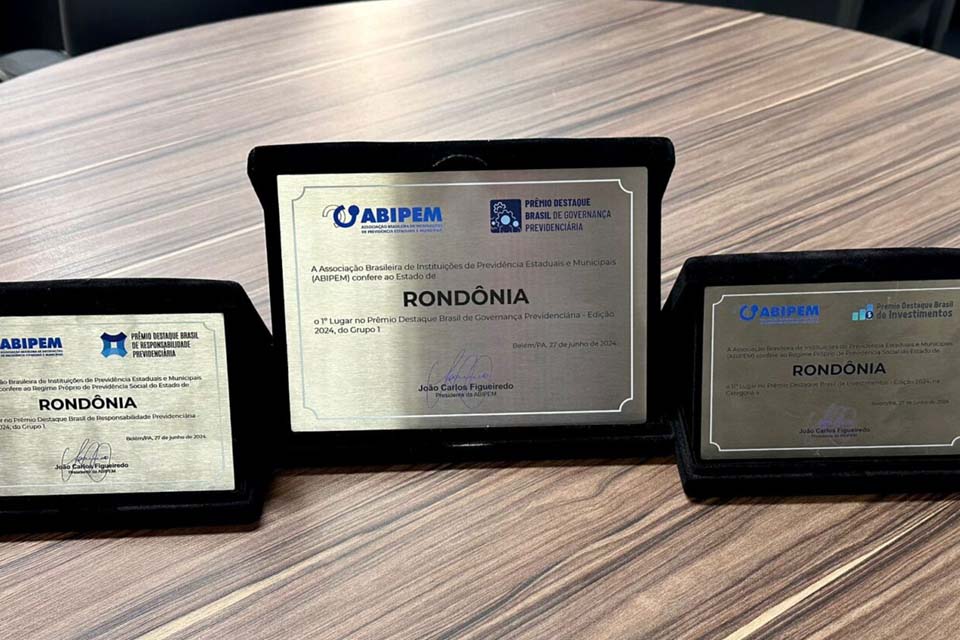 Maior evento de previdência pública do Brasil atribui 1º lugar ao Iperon em governança previdenciária 