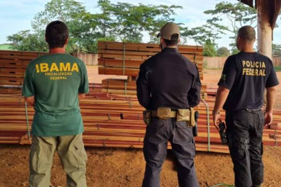PF cumpre mandados em Rondônia contra acusados de fraudar sistema de controle de madeiras