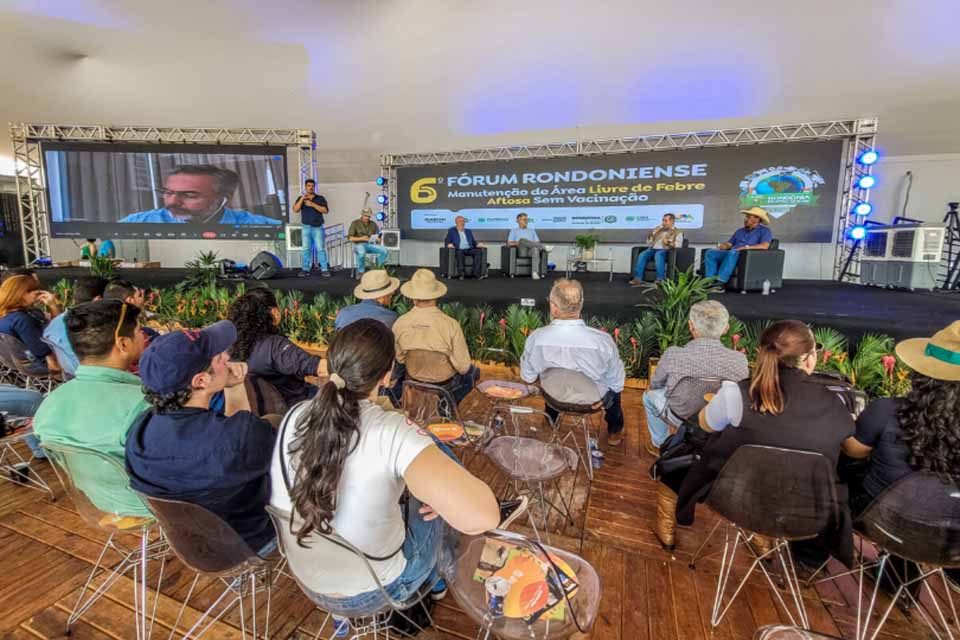 Governo de Rondônia promove 7º Fórum Estadual de Febre Aftosa com foco na prevenção e fortalecimento da cadeia produtiva