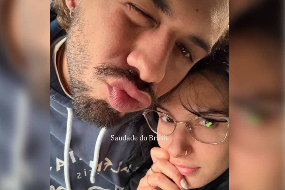 Zé Felipe e Ana Castela trocam declarações de saudade durante turnê na Europa