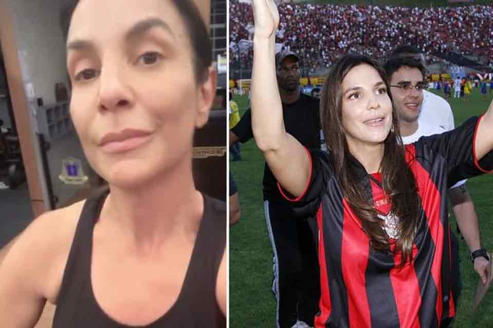 Ivete Sangalo reage a gozações após goleada do Vitória: “Estou sendo a diversão da família”